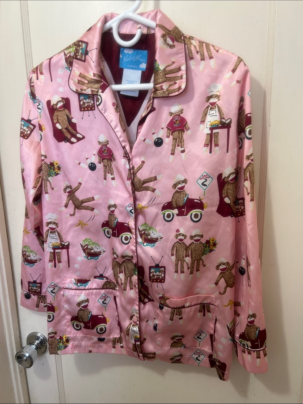 Vintage Nick and Nora pajama top